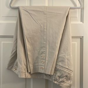 Talbots Perfect Crop Pants in Tan